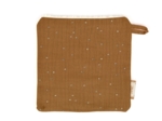 Makeup Remover cotton gaze pois or caramel