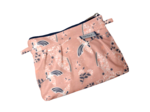 Mini Pleated clutch bag oiseau bandana