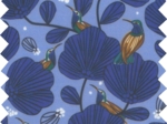Coated fabric blue bird ex1110