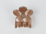 Small Flower Hair Clip glossy beige
