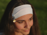 Stretch jersey headband  white