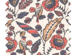 1 m fabric coupon plumes d'été