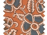 1 m fabric coupon ex2638 indian blue cumin