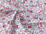 50 cm fabric coupon rose grenadine
