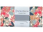1 m fabric coupon cerise en fleur