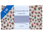 1 m fabric coupon confetti aqua