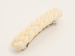 Plait hair slide yellow stripes