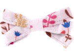 Ribbon bow hair slide herbier rose