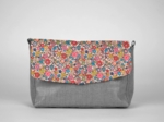 Flap of shoulder bag mille et une fleurs