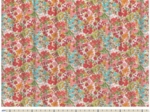 Fabric ex2436 orange green floral quilt