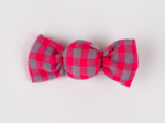 Mini sweet hairslide neon pink gingham