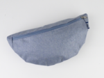 Small banana bag iridescent denim
