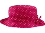 Rain hat adjustable-size T3 fuschia spots
