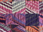 Jacquard fabric zigzag pop