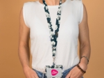 Badge Holder paradis bleu