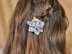 Star flower hairslide pastel fleuri