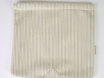 Square flap of saddle bag  white large corduroy