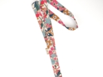 Lanyard necklace cerise en fleur