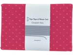 1 m fabric coupon plumetis rose fuchsia