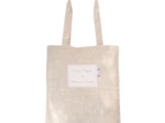 Tote bag  glitter linen