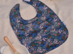 Coated fabric bib monet lilas