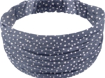 Headscarf headband- child size silver star jeans