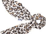 Short tail scrunchie leopard