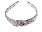 bow headband serenade rouge gris