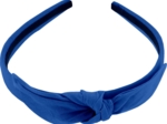 bow headband navy blue
