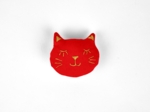 Meow hair slide red
