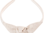 bow headband  glitter linen