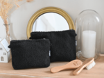 Tiny coton clutch bag moumoute noire