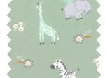 Cotton fabric ex2354 khaki savannah friends
