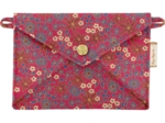 Little envelope clutch badiane framboise