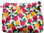 Pleated clutch bag agrumes pop