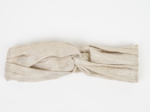 crossed headband  glitter linen