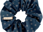 Scrunchie bulle bronze marine