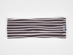 Stretch jersey headband  striped  ivory navy