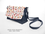 Flap of shoulder bag reveil printanier