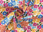 Cotton fabric ex2536 multicolored flowerbed