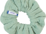 Small scrunchie sage green gauze