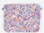 Coton clutch bag comptine enchantée rose