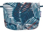 Coton clutch bag feuillage marine