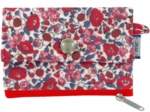 zipper pouch card purse rouge corolle