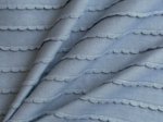 Jersey fabric blue scallop
