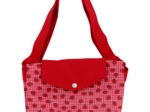 Tote bag with a zip ladybird gingham