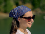 Headscarf headband- Adult size lavandula