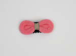 Noeud Anti-Glisse hair slide gaze pois or rose sorbet