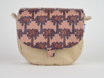 Flap of small shoulder bag palmeraie