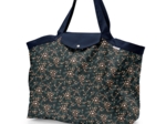Tote bag with a zip fireflies